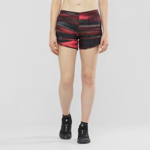 Salomon Agile Kort W Shorts Lilla | 04193-TIAH