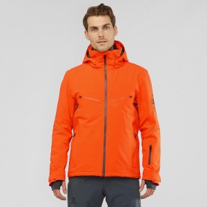 Salomon Brilliant Skijakker Oransje | 74512-TVCN