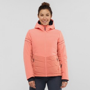 Salomon Edge Skijakker Oransje | 39765-YWFN