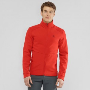 Salomon Essential Warm Skijakker Rød | 57138-MISK