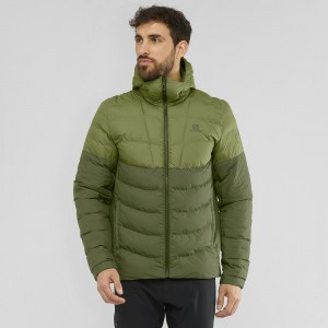 Salomon Essential Xwarm Insulated Hettegenser Grønn | 47186-GBAN