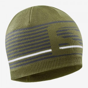 Salomon Flatspin Kort Beanie Hatt Grønn | 21845-IUHN