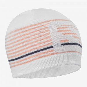 Salomon Flatspin Kort Beanie Hatt Hvite | 92307-HSCY