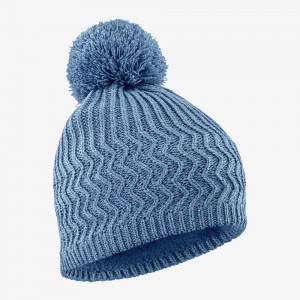 Salomon Kuba Beanie Hatt Blå | 72401-JVBD