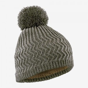 Salomon Kuba Beanie Hatt Grønn | 49208-EMJK