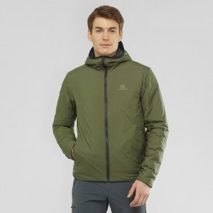 Salomon Outrack Insulated Hettegenser Grønn | 60439-IZSE