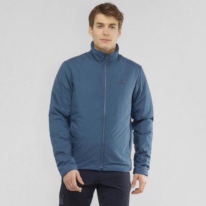 Salomon Outrack Insulated Jacket M Jakke Marineblå | 37804-BOKX