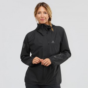 Salomon Outspeed 360 3L Jkt W Jakke Svarte | 14625-JNLT