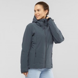 Salomon Prevail Jacket W Skijakker Gray | 84563-MDLZ