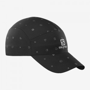 Salomon Reflective Caps Svarte | 54123-MFLW