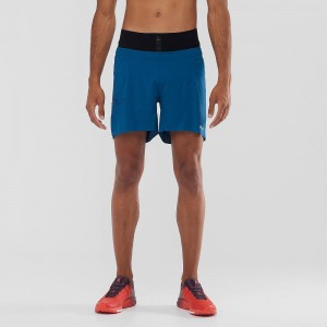 Salomon S Lab Outer 6 Shorts Blå | 61034-YBLQ