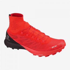 Salomon S Lab Sense 8 Softground Trail Løpesko Rød | 16482-ORAT