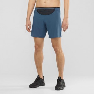 Salomon Sense Kort M Shorts Marineblå | 38702-MHFX