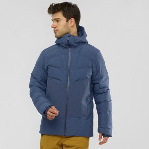 Salomon Snowshelter Jacket M Skijakker Marineblå | 38971-NEWS