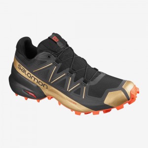 Salomon Speedcross 5 Gts Trail Løpesko Svarte | 80349-NSUD