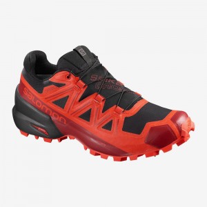 Salomon Spikecross 5 Gore-Tex Trail Løpesko Svarte | 05237-TRCV