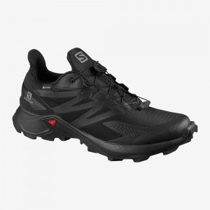 Salomon Supercross Blast Gtx Trail Løpesko Svarte | 42187-ISNL