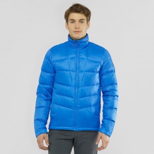 Salomon Transition Down Jacket M Jakke Blå | 34175-KIZO