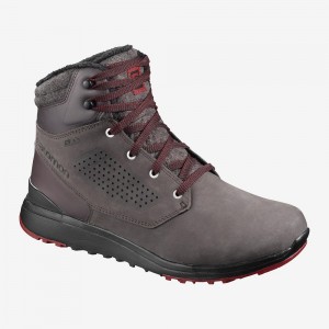 Salomon Utility Vinter Climasalomon Vanntette Vinterstøvler Rød | 43698-ZHWC