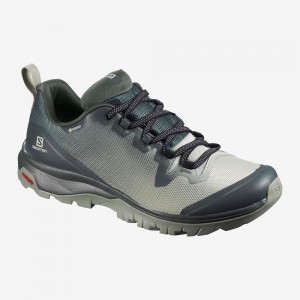 Salomon Vaya Gore-Tex Trekking Grønn | 36290-QPEK