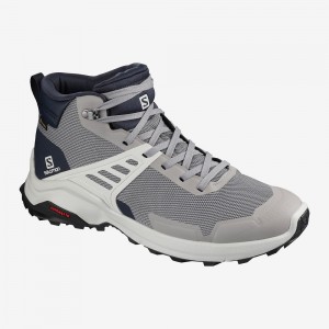 Salomon X Raise Mid Gore-Tex Gå Støvler Gray | 34601-TFDH