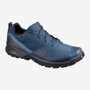 Salomon Xa Collider Gtx Trail Løpesko Marineblå | 81697-XLNF