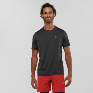 Salomon Xa Tee M Topper Svarte | 25917-JAPG