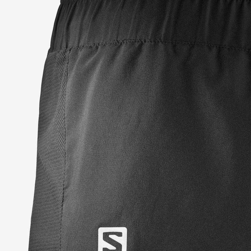 Salomon Agile 5 Shorts Svarte | 98307-EAFS