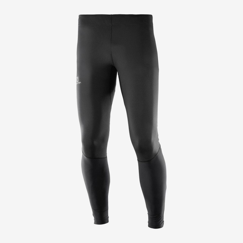 Salomon Agile Long Tights Svarte | 85763-QCJX