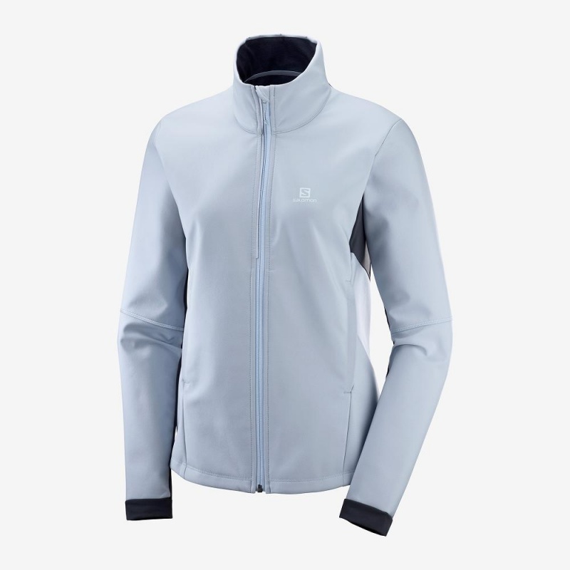 Salomon Agile Softshell Jakke Blå | 24867-CVYW