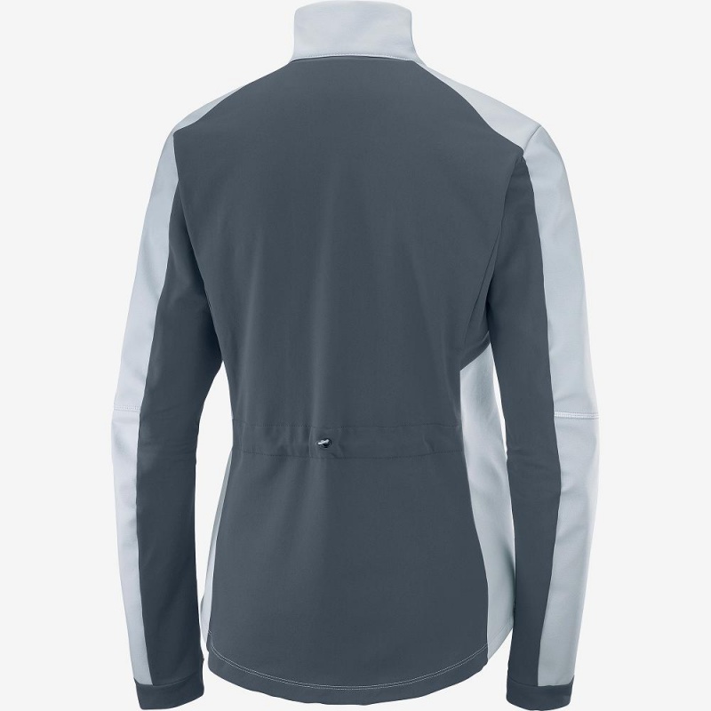 Salomon Agile Softshell Jakke Blå | 24867-CVYW