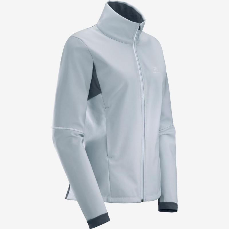 Salomon Agile Softshell Jakke Blå | 24867-CVYW