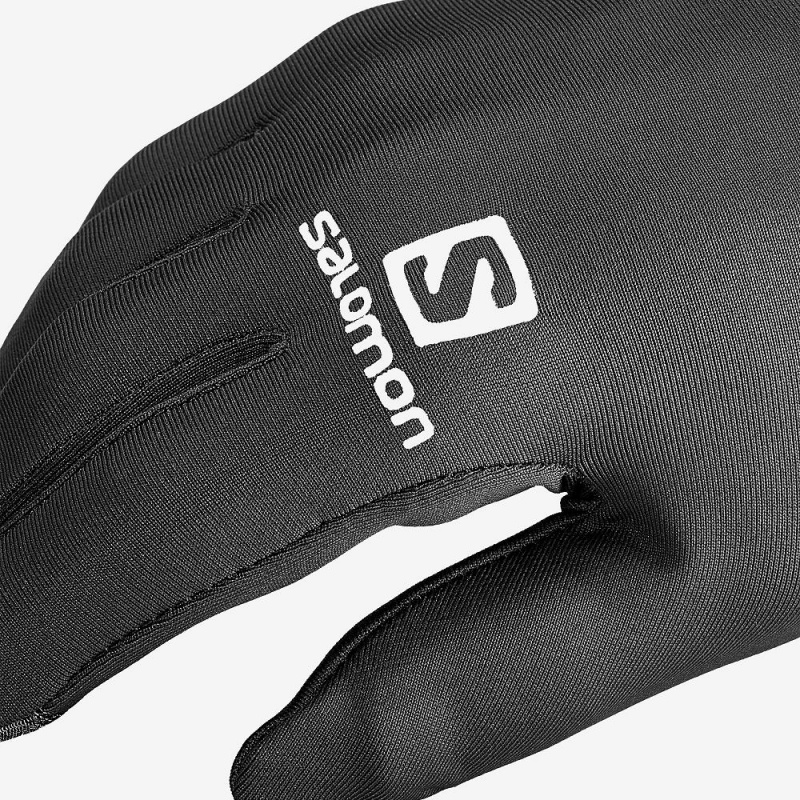 Salomon Agile Warm Glove U Hansker Svarte | 29670-XKCN