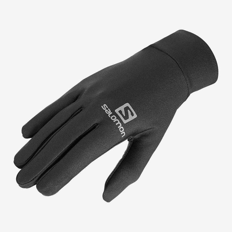 Salomon Agile Warm Glove U Hansker Svarte | 29670-XKCN