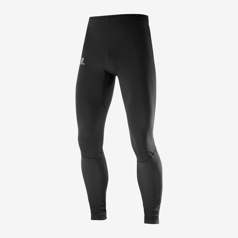 Salomon Agile Warm Tight M Tights Svarte | 58023-PKIU