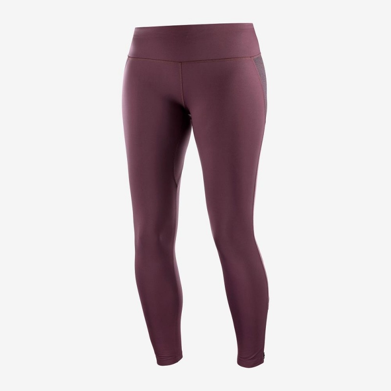 Salomon Agile Warm Tight W Tights Lilla | 74513-RDHG