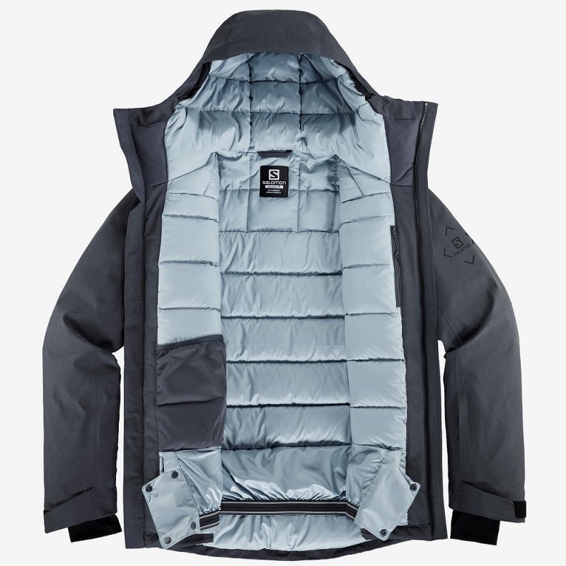 Salomon Arctic Down Jacket M Skijakker Gray | 93650-DNRB