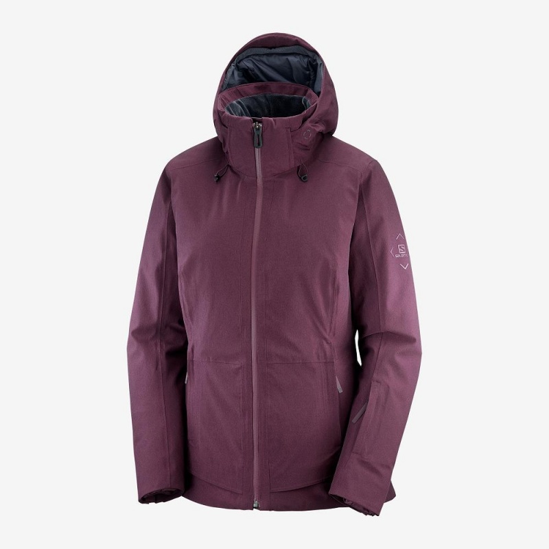 Salomon Arctic Jacket W Skijakker Lilla | 34790-ZUQC