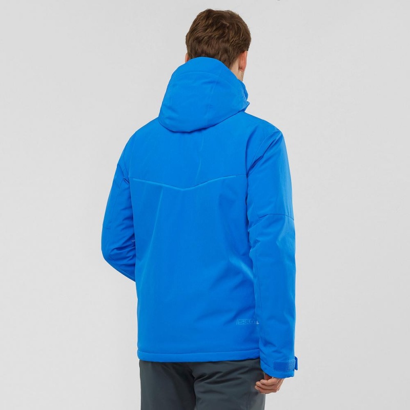 Salomon Blast Jacket M Skijakker Blå | 79864-XAJT