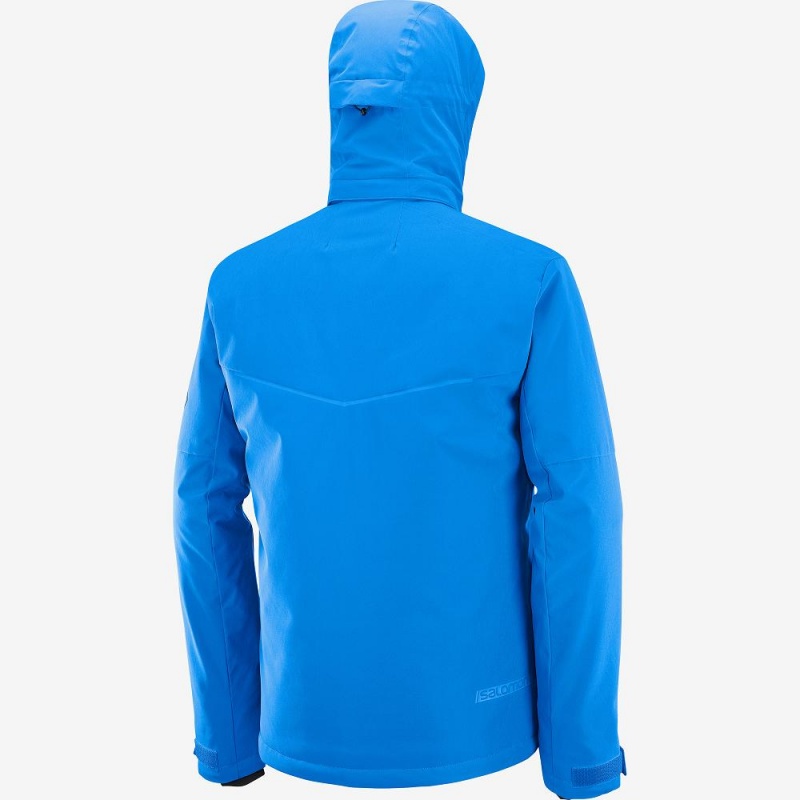 Salomon Blast Jacket M Skijakker Blå | 79864-XAJT