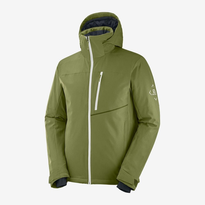 Salomon Blast Jacket M Skijakker Grønn | 80473-LMKV