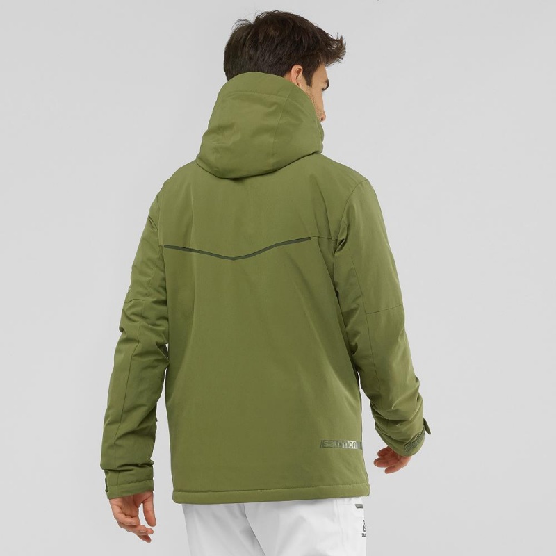 Salomon Blast Jacket M Skijakker Grønn | 80473-LMKV