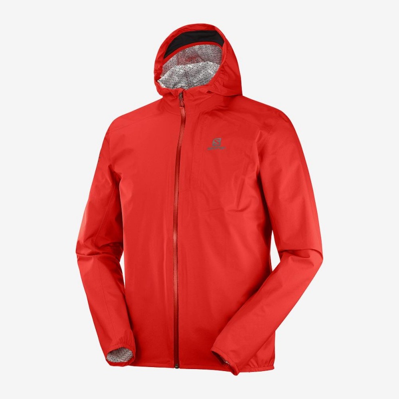 Salomon Bonatti 2.5L Løpejakke Rød | 59238-RFQV