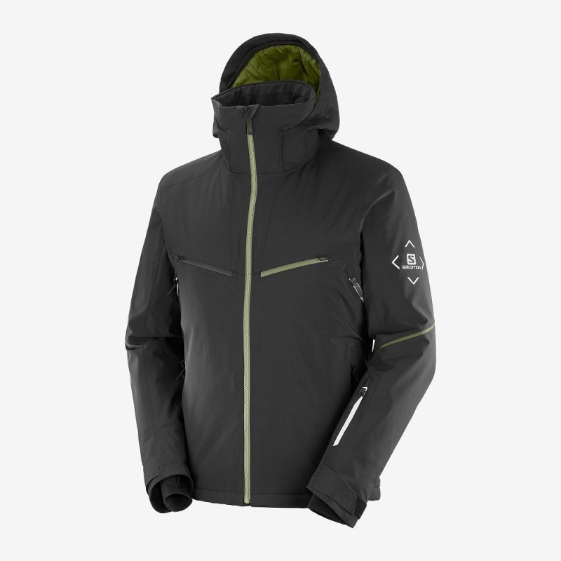 Salomon Brilliant Skijakker Svarte | 30297-QTHS