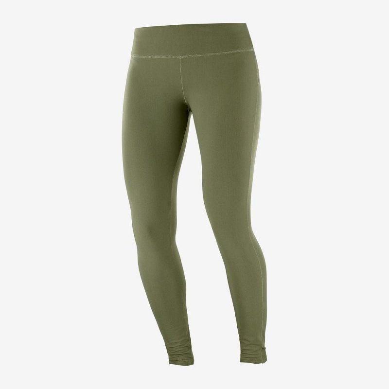 Salomon Comet Warm Tight W Tights Grønn | 16857-BTUW