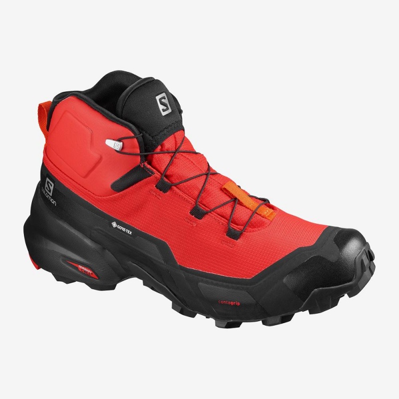 Salomon Cross Hike Mid Gore-Tex Gå Støvler Rød | 79084-TVBI