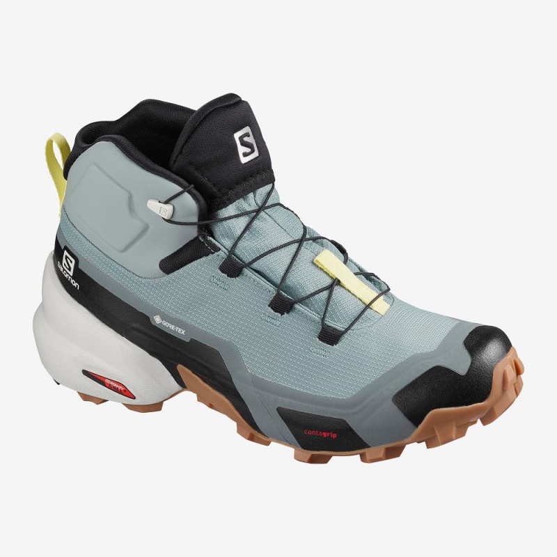 Salomon Cross Hike Mid Gore-Tex Gå Støvler Grønn | 60289-WRMG