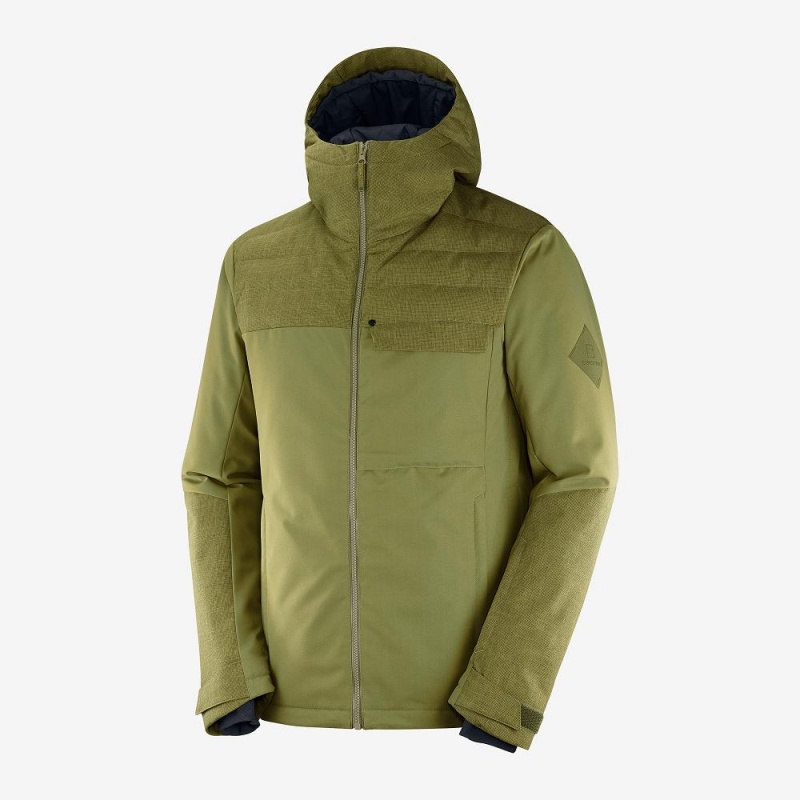 Salomon Deepsteep Jacket M Skijakker Grønn | 93048-DJUY