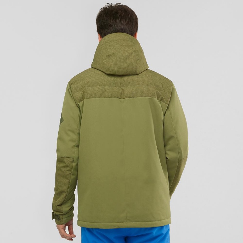 Salomon Deepsteep Jacket M Skijakker Grønn | 93048-DJUY