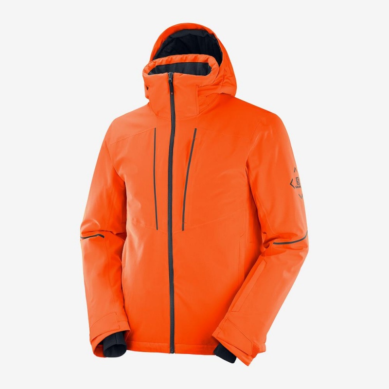 Salomon Edge Skijakker Oransje | 62301-UDCP